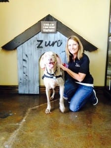 Me and Owner Linda at Zuri Pet Spa