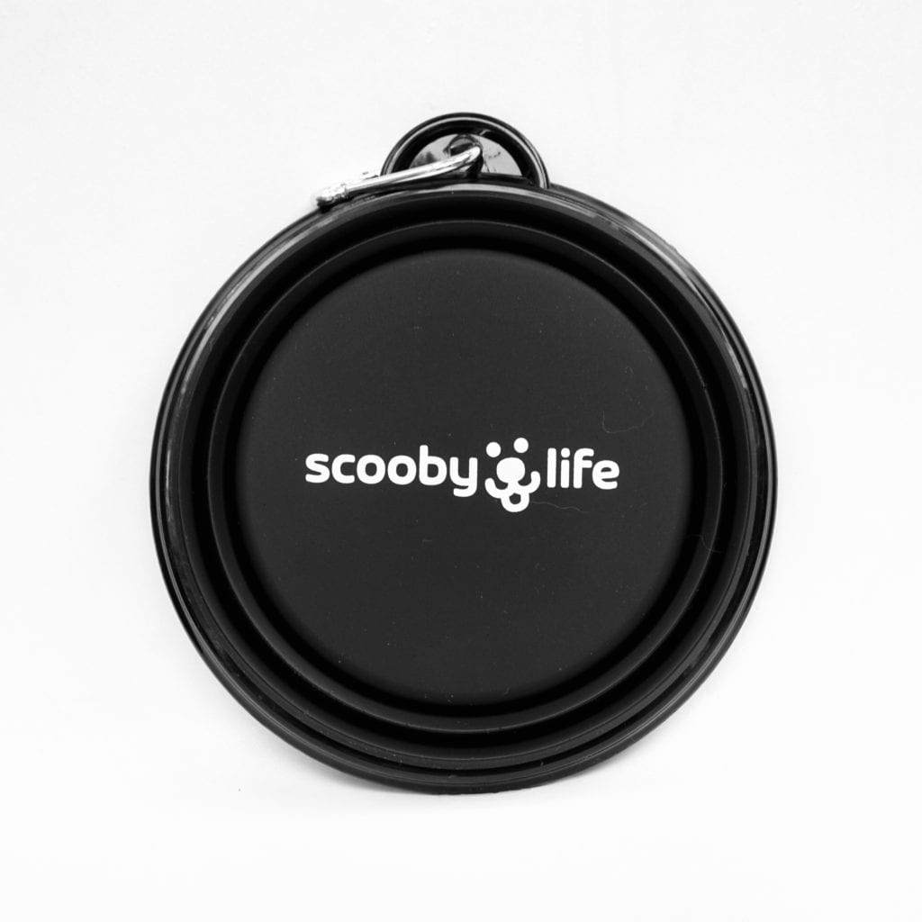 Scoobylife Black XL Collapsible Dog Bowl