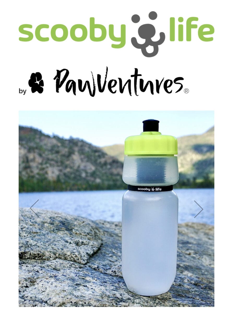 Scoobylife by PawVentures® Po-Top Squeeze Sports Bottle with Advanced Filter