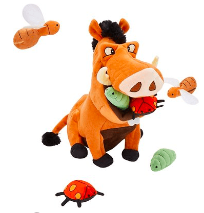 Disney Pumbaa Hide and Seek Puzzle Plush Squeaky Dog Toy at Chewy